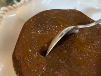 La mousse au chocolat à l'huile d'olive 